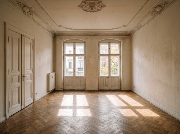 Leere Altbauwohnung – Bewertung im Erbfall